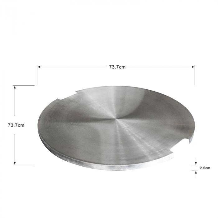 Round Stainless Steel Lid